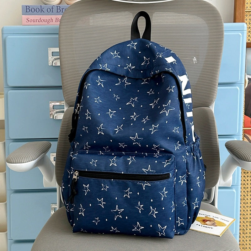 Stylish Casual Backpack with Star Pattern Stornfield