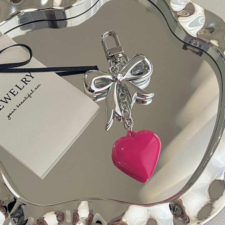 Heart and Bow Charm Keychain Stornfield