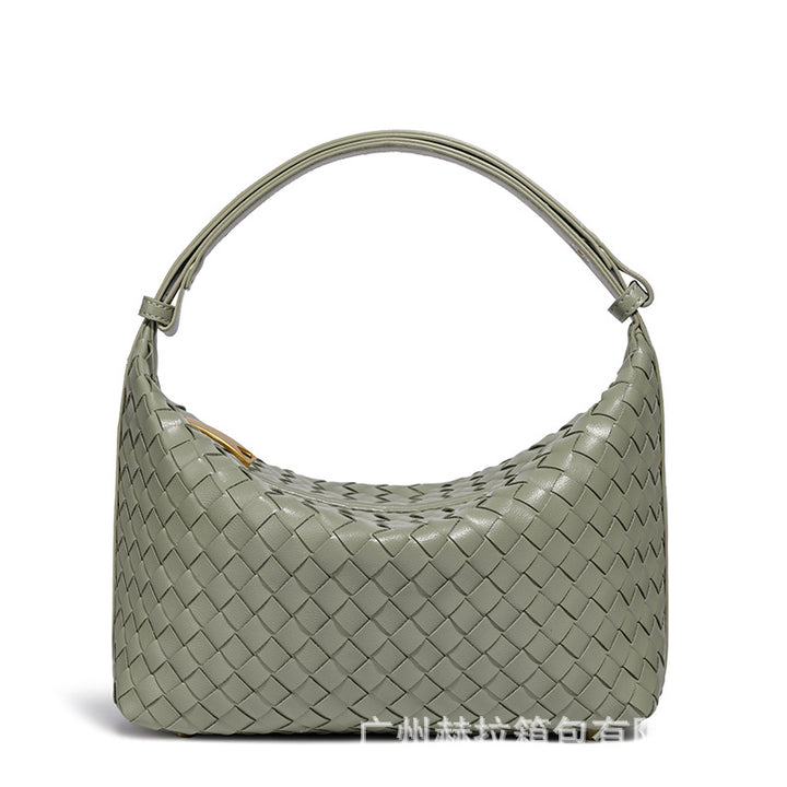Braided Vegan Leather Shoulder Bag Stornfield