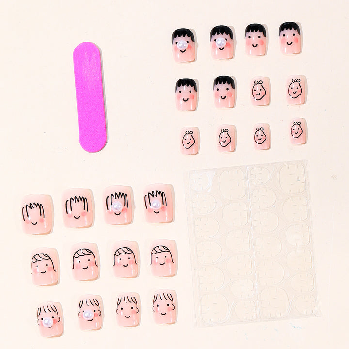 Whimsical Character Nail Art Stornfield