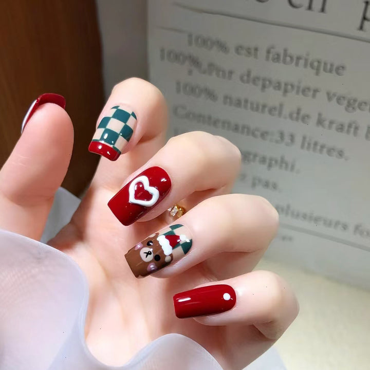 Festive Character Press-On Nails Stornfield