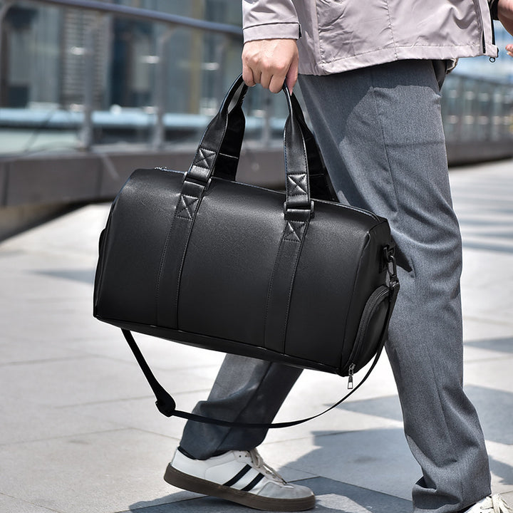 Stylish Leather Gym Bag Stornfield