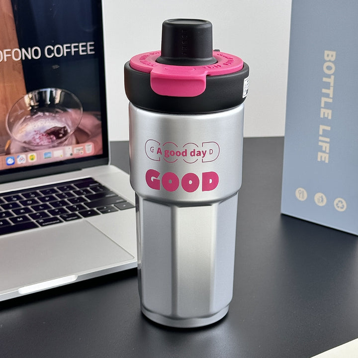 Ladies stylish coffee mug with spill-proof lid Stornfield