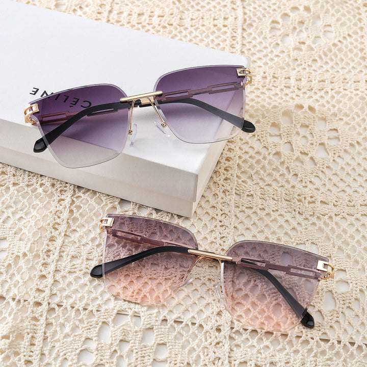 Ladies' fashionable sunglasses with intricate frame and UV protection Stornfield