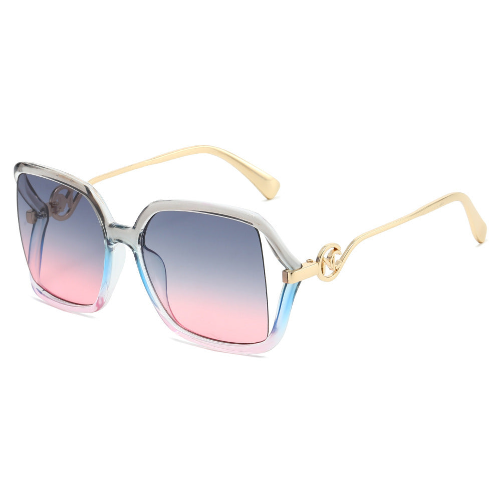 Oversized Geometric Gradient Sunglasses Stornfield