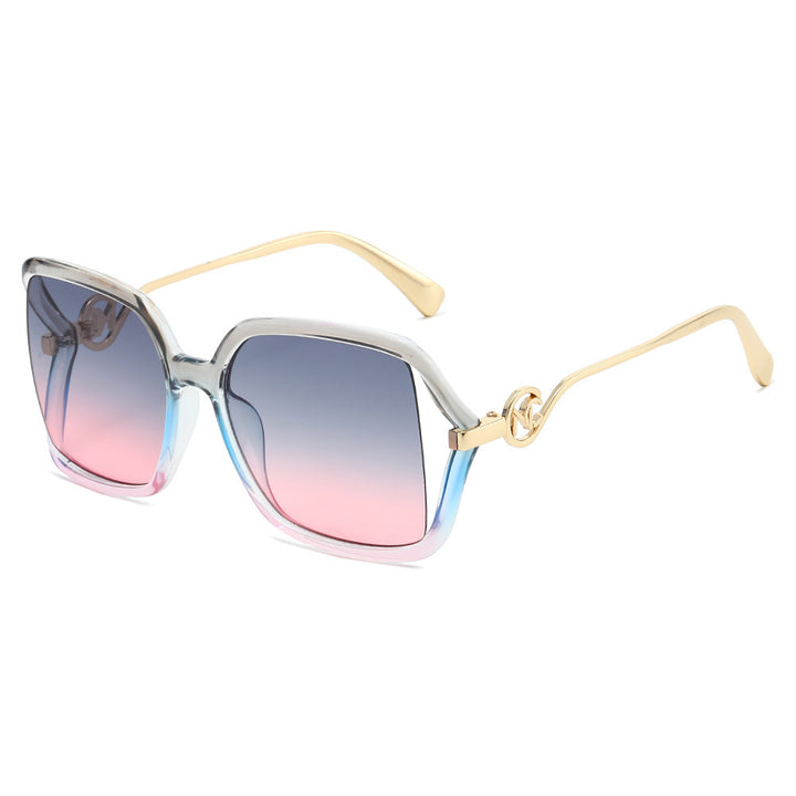 Oversized Geometric Gradient Sunglasses Stornfield