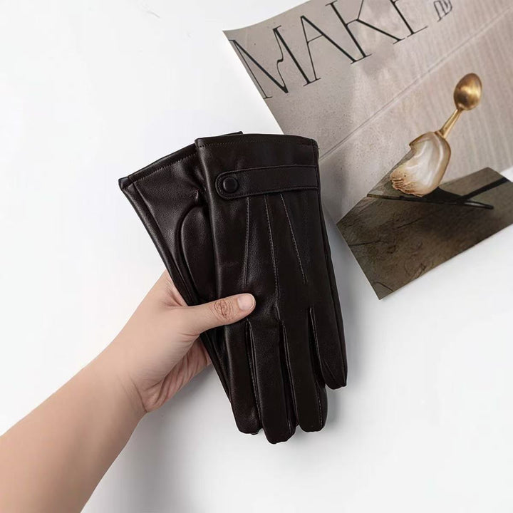 Elegant Touchscreen Leather Gloves Stornfield