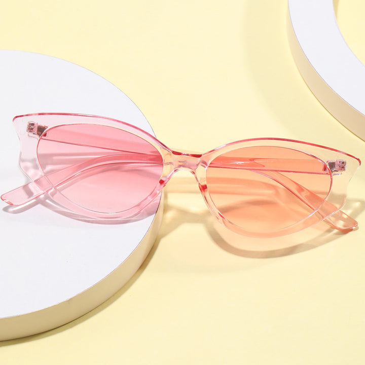 Women's Cat Eye Sunglasses with Transparent Frame Stornfield