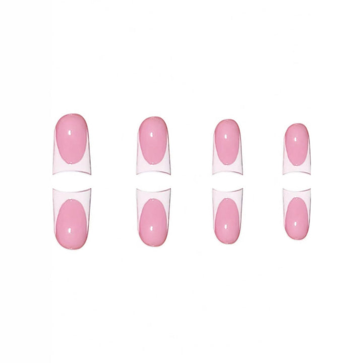 Stylish French Tip Press-On Nails Stornfield