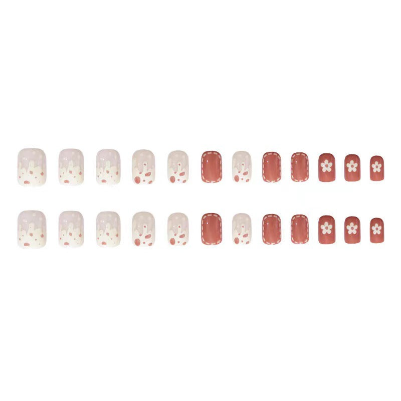 Artistic nail decoration in floral design Stornfield