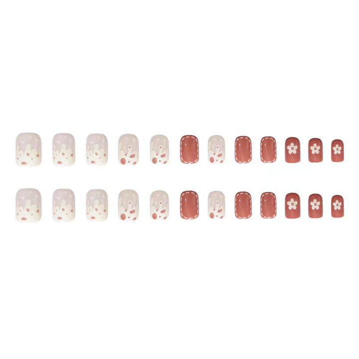 Artistic nail decoration in floral design Stornfield