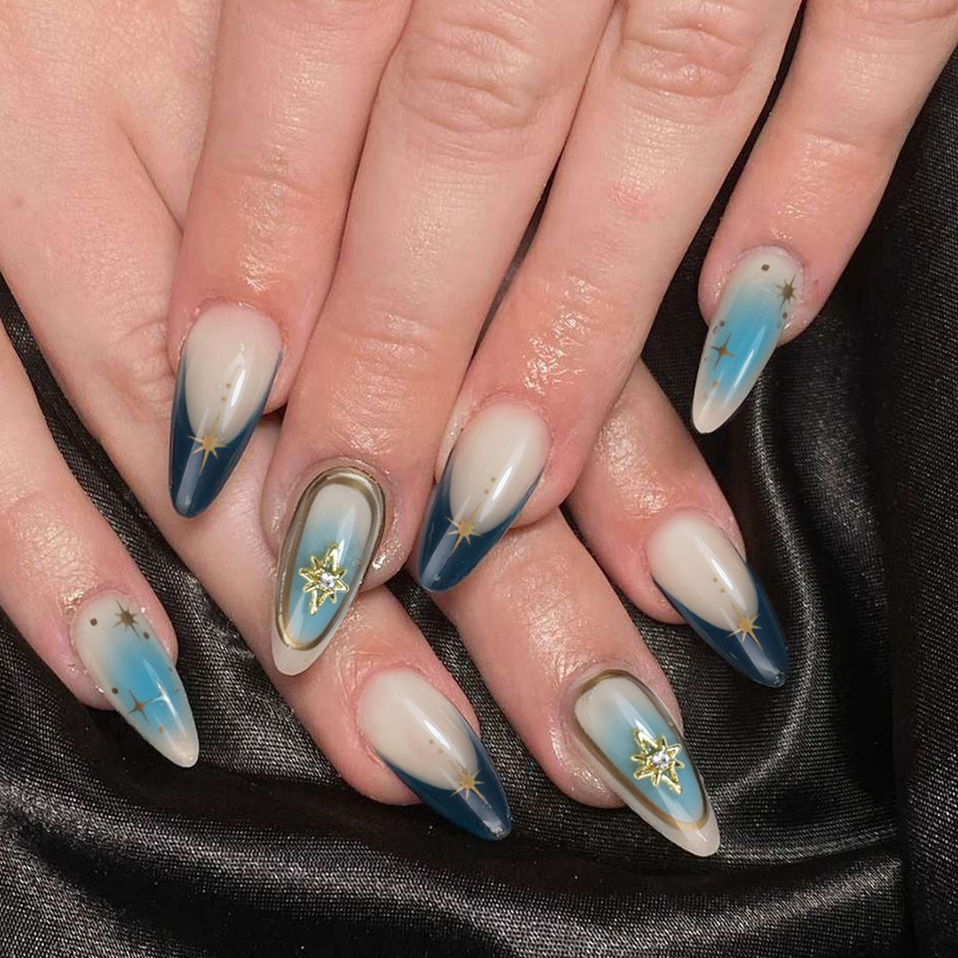 Artistic Ombre Press-On Nail Art Stornfield