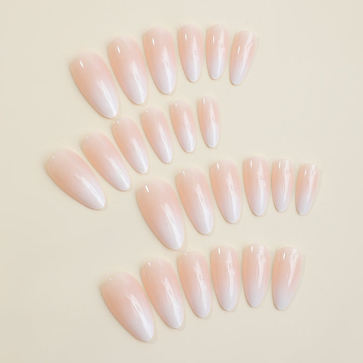 Acrylic nail set with elegant ombre effect Stornfield