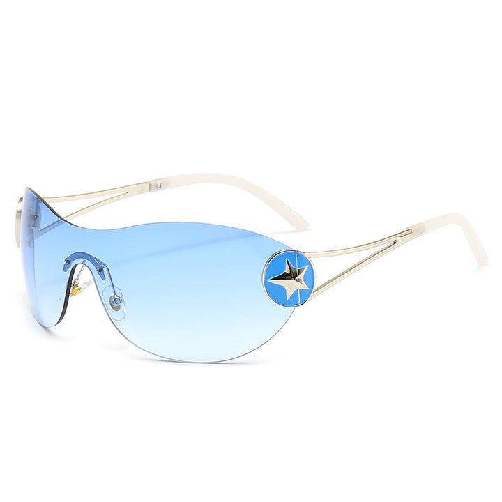 Women's fashionable sunglasses with transparent design and stylish accents Stornfield