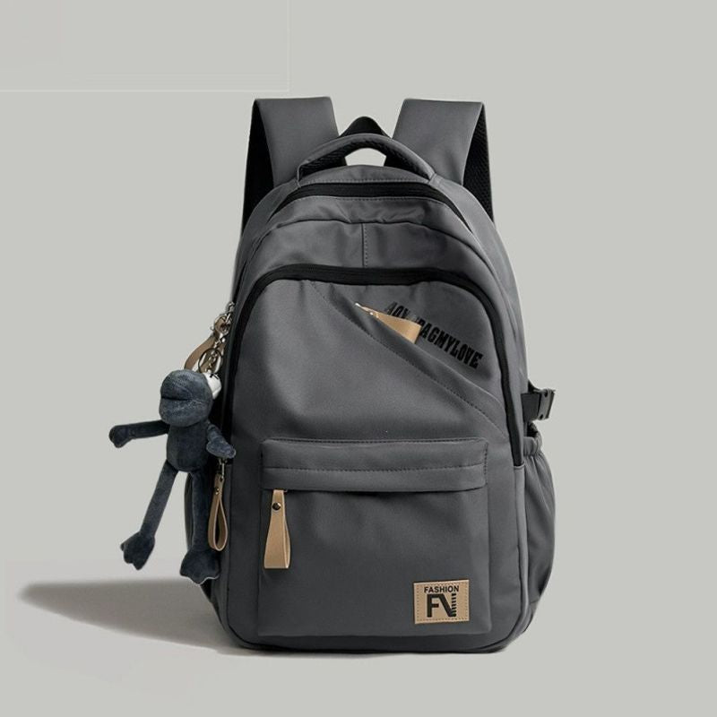 Versatile Urban Backpack with Cute Keychain Stornfield
