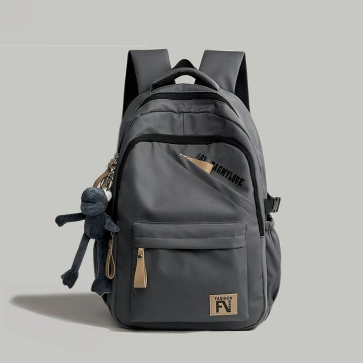 Versatile Urban Backpack with Cute Keychain Stornfield