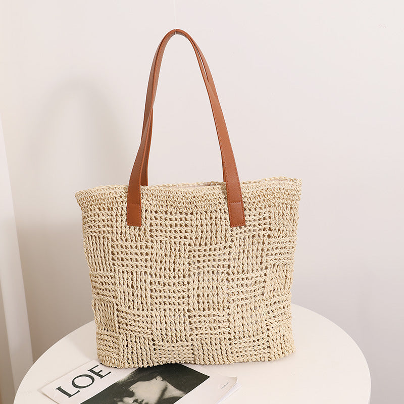 Natural braided tote bag Stornfield