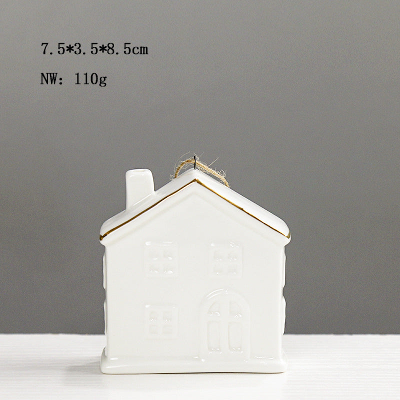 Decorative House-Shaped Ceramic Stornfeild