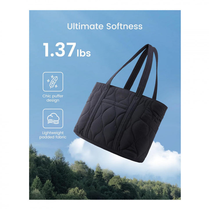 Quilted everyday bag with multiple outer pockets Stornfield