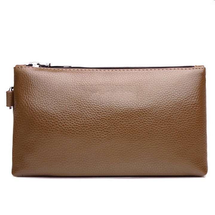 Premium Leather Zip Pouch Stornfield