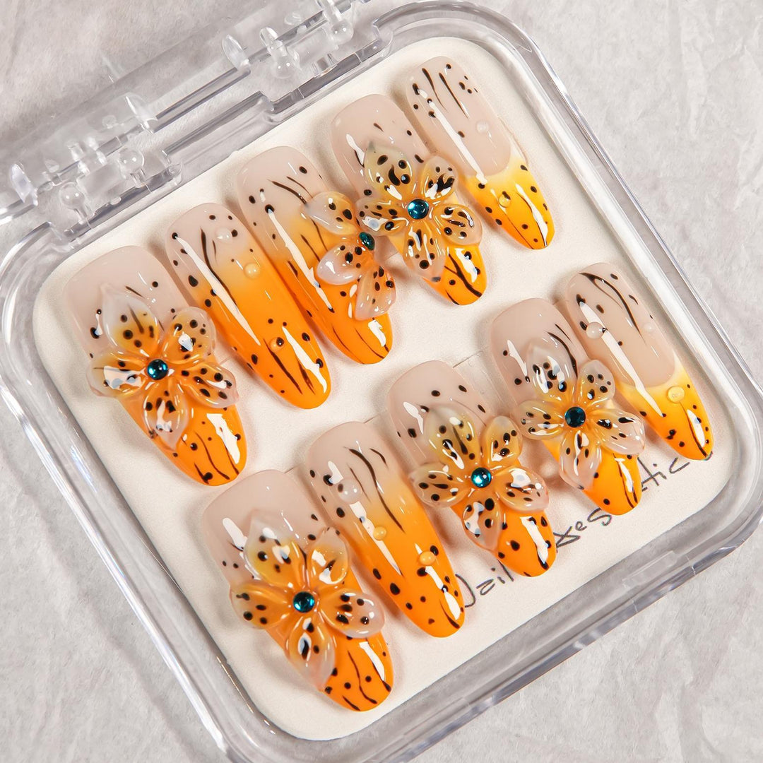Decorative Ombre Nail Enhancements Set