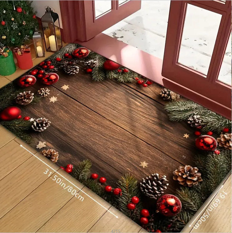 Holiday-Themed Entrance Mat