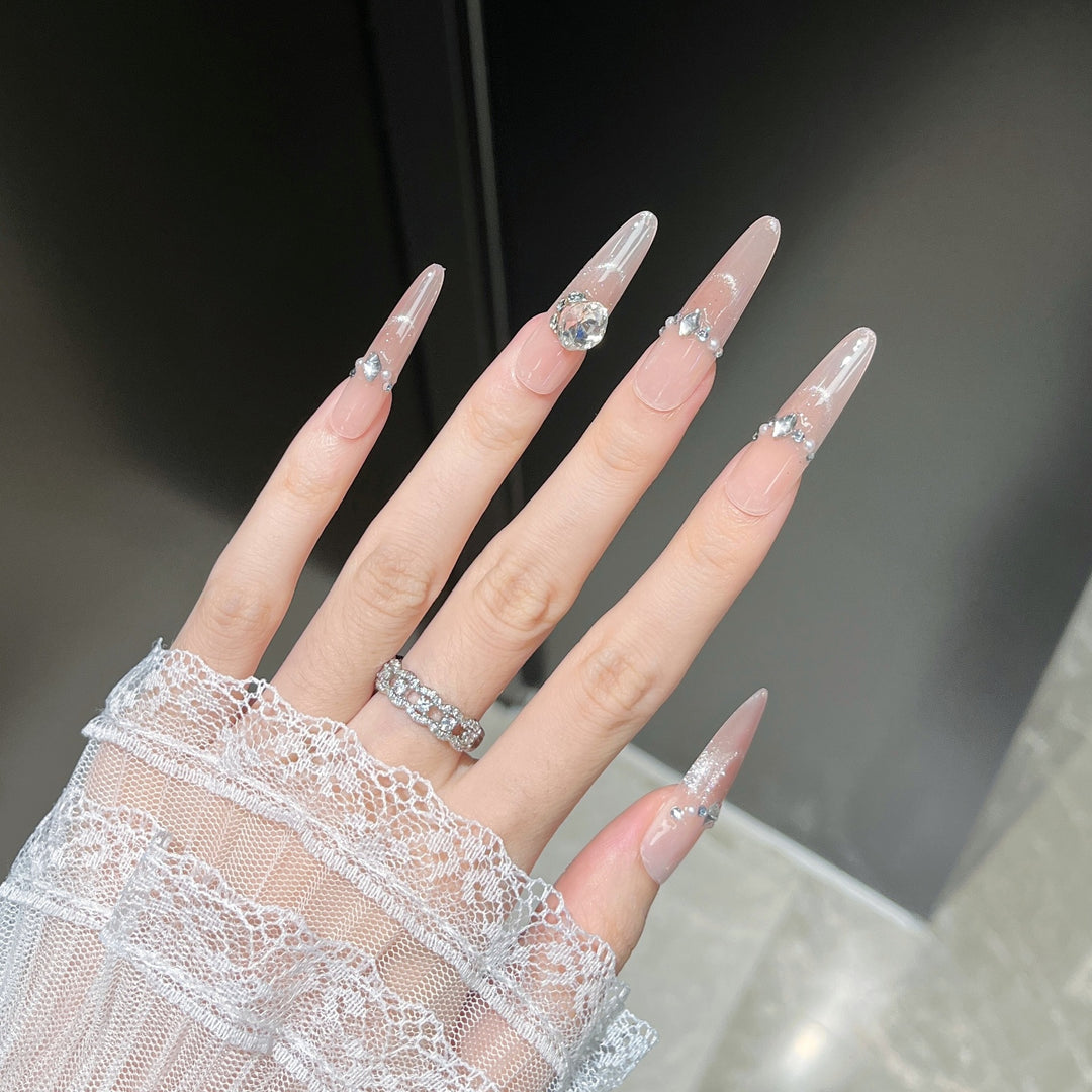Elegant Decorative Press-On Nails Stornfield