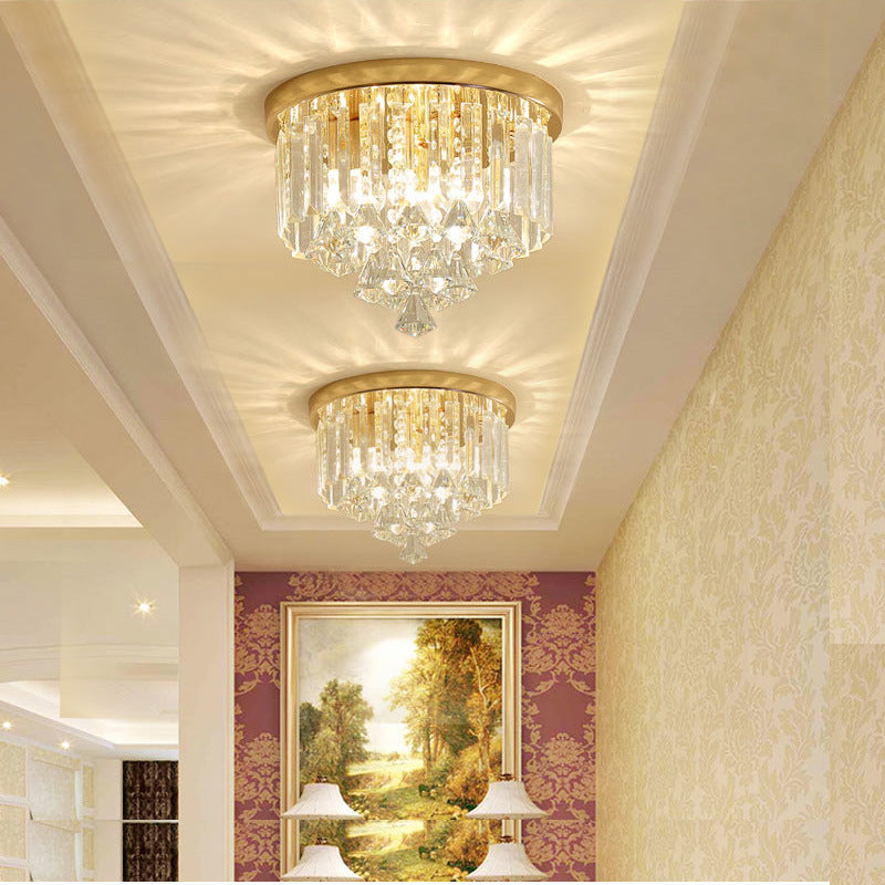 Crystal Flush Mount Ceiling Light
