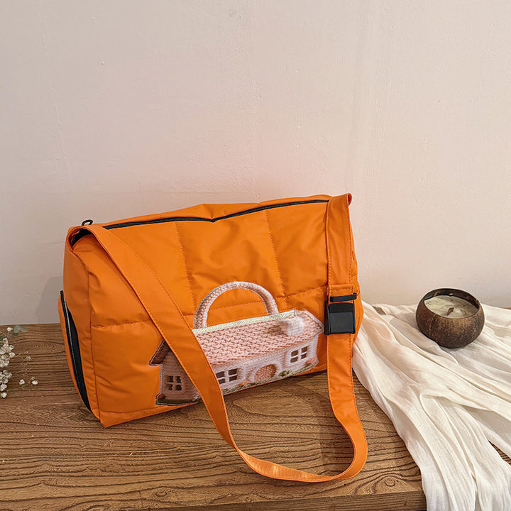 Fashionable Shoulder Bag with Unique Design and Practical Compartments Stornfield