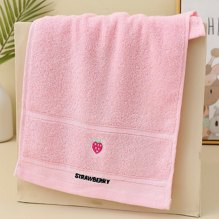 Ladies cotton towel with fresh pear motif Stornfield