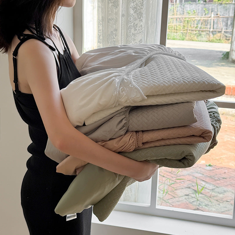 Quilted Waterproof Fitted Mattress Protector
