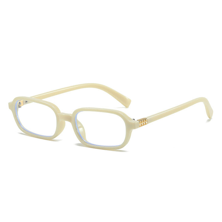 Chic Flat Lens Sunglasses with Decorative Metal Details Stornfield