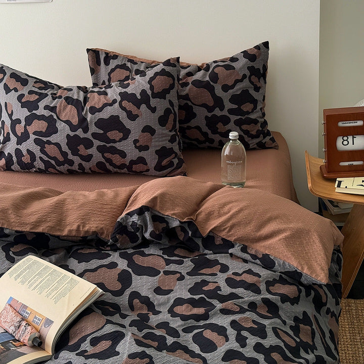 Striped Soft Cotton Bed Cover Set