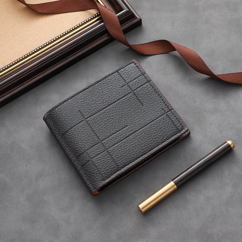 Textured Leather Wallet Stornfield