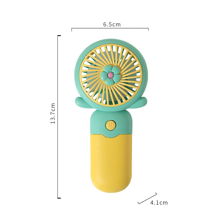 Ladies portable hand fan with creative flower design Stornfield