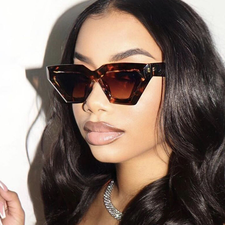 Ladies eye-catching sunglasses in unique hexagon design Stornfield