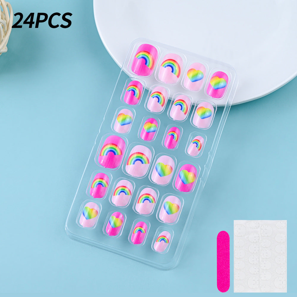 Themed Summer Beach Nail Art Press-On Nails Stornfield