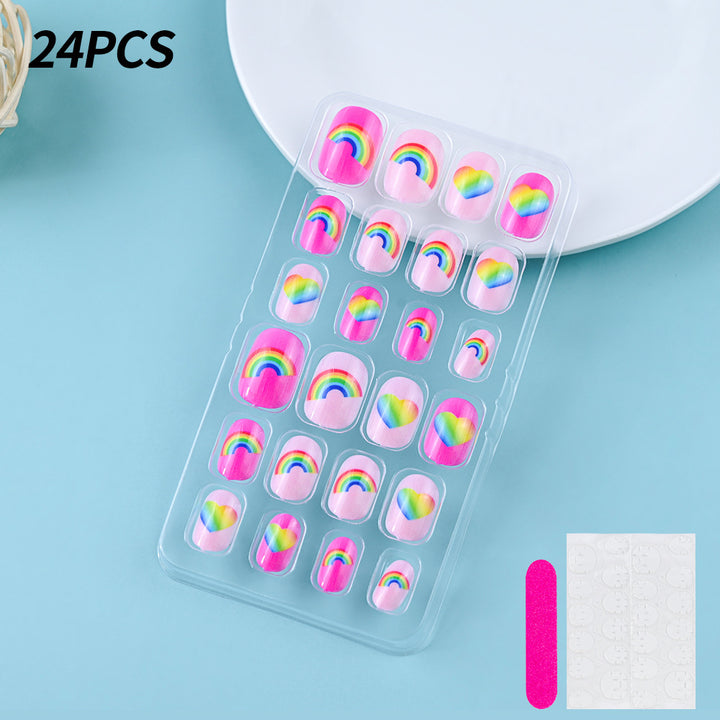 Themed Summer Beach Nail Art Press-On Nails Stornfield