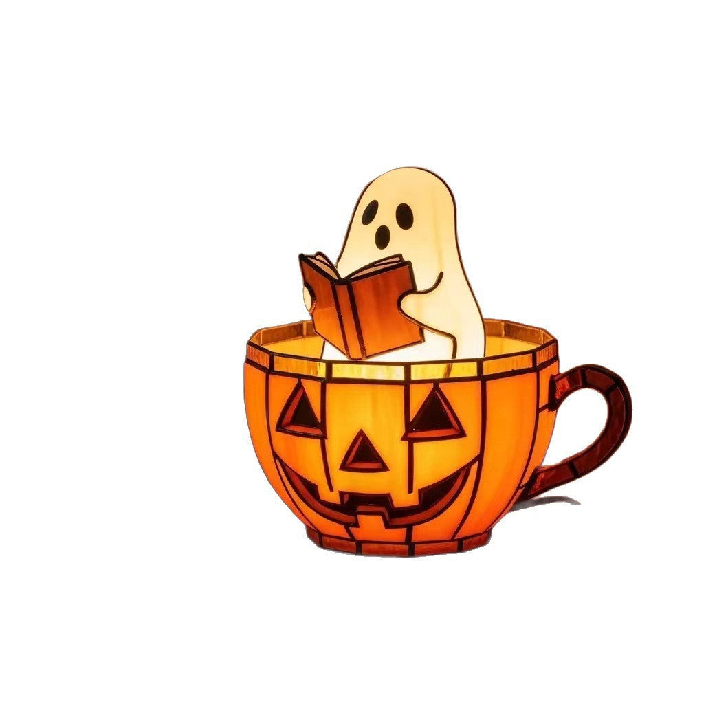 Decorative Halloween Ghost Reading Lamp Stornfield