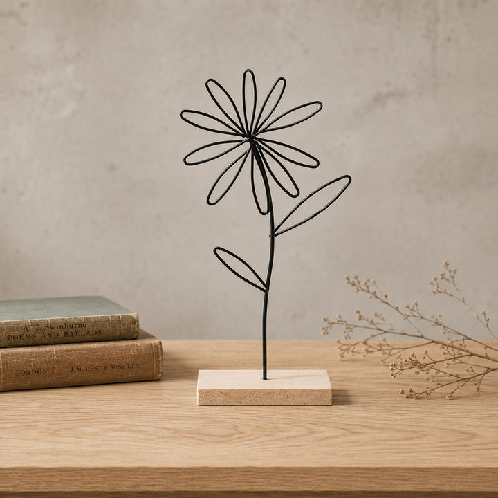 Flowers Wire Sculpture