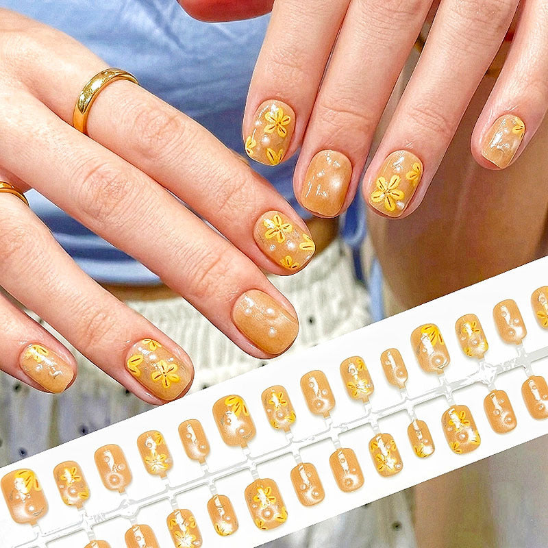 Floral Art Press-On Nail Set  1791646054