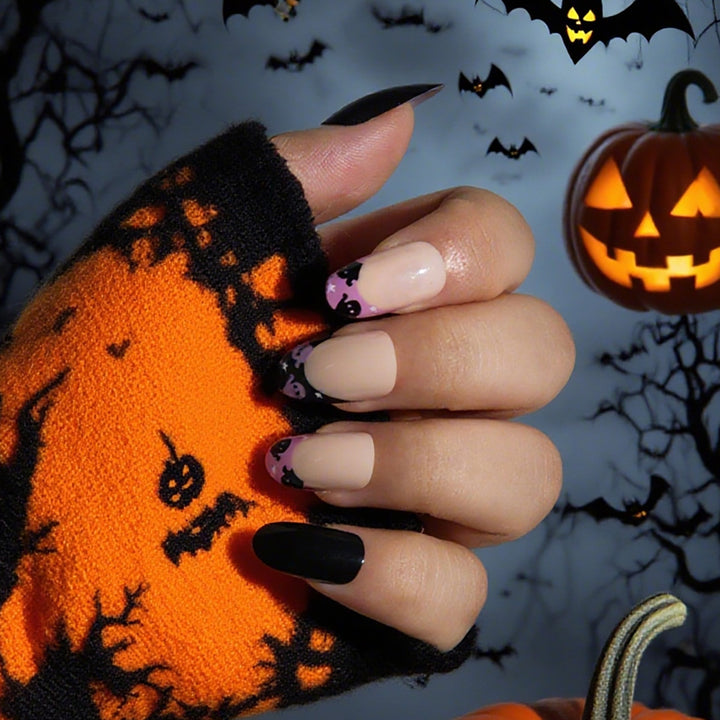 Halloween-Themed Artistic Press-On Nails Stornfield