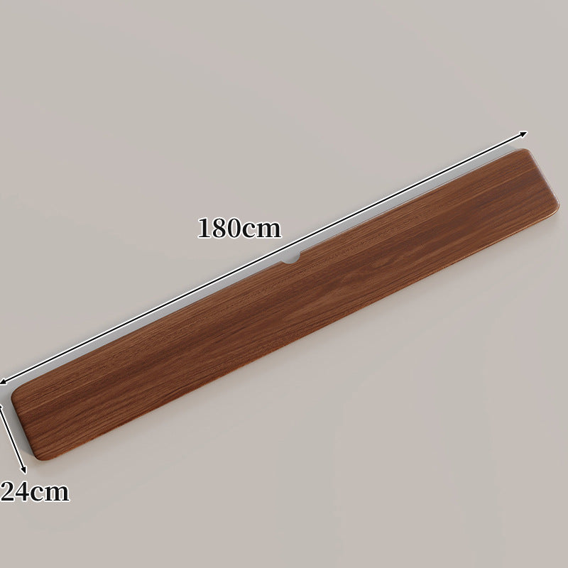 Ergonomic Solid Wood Keyboard Palm Rest with Cable Notch