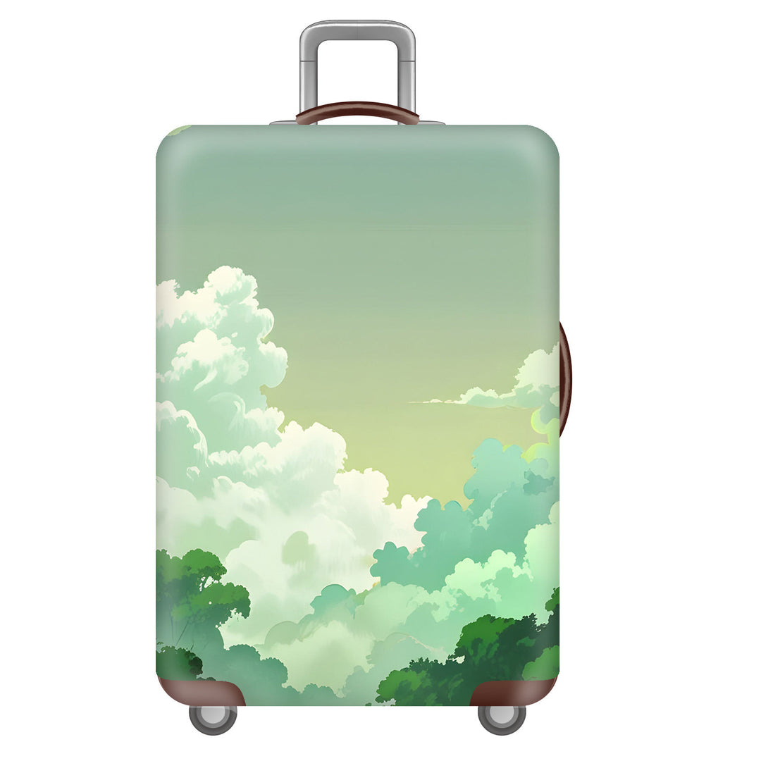 Unisex Hard-shell Suitcase with Impressive Futuristic City Design Stornfield
