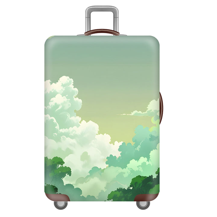 Unisex Hard-shell Suitcase with Impressive Futuristic City Design Stornfield