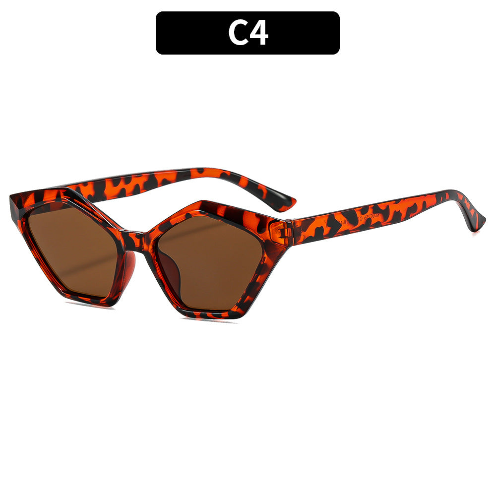Avant-Garde Hexagonal Sunglasses