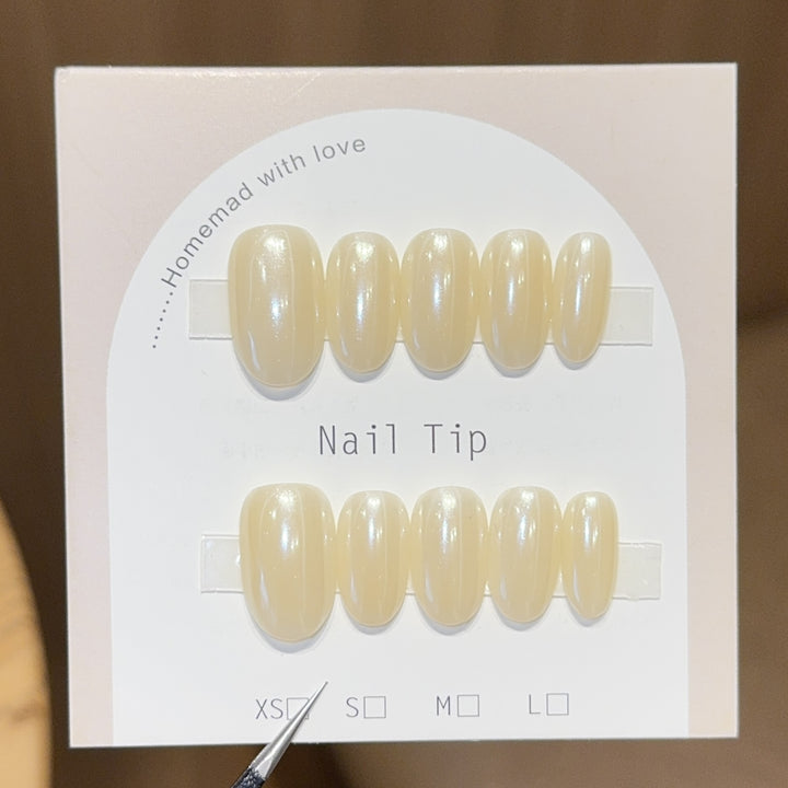 Artificial Nail Tips with Natural Shine Stornfield