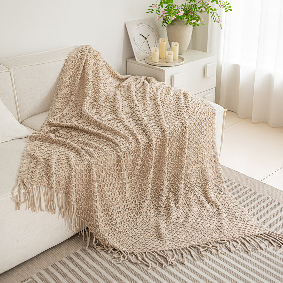Home Decor Knit Throw Blanket