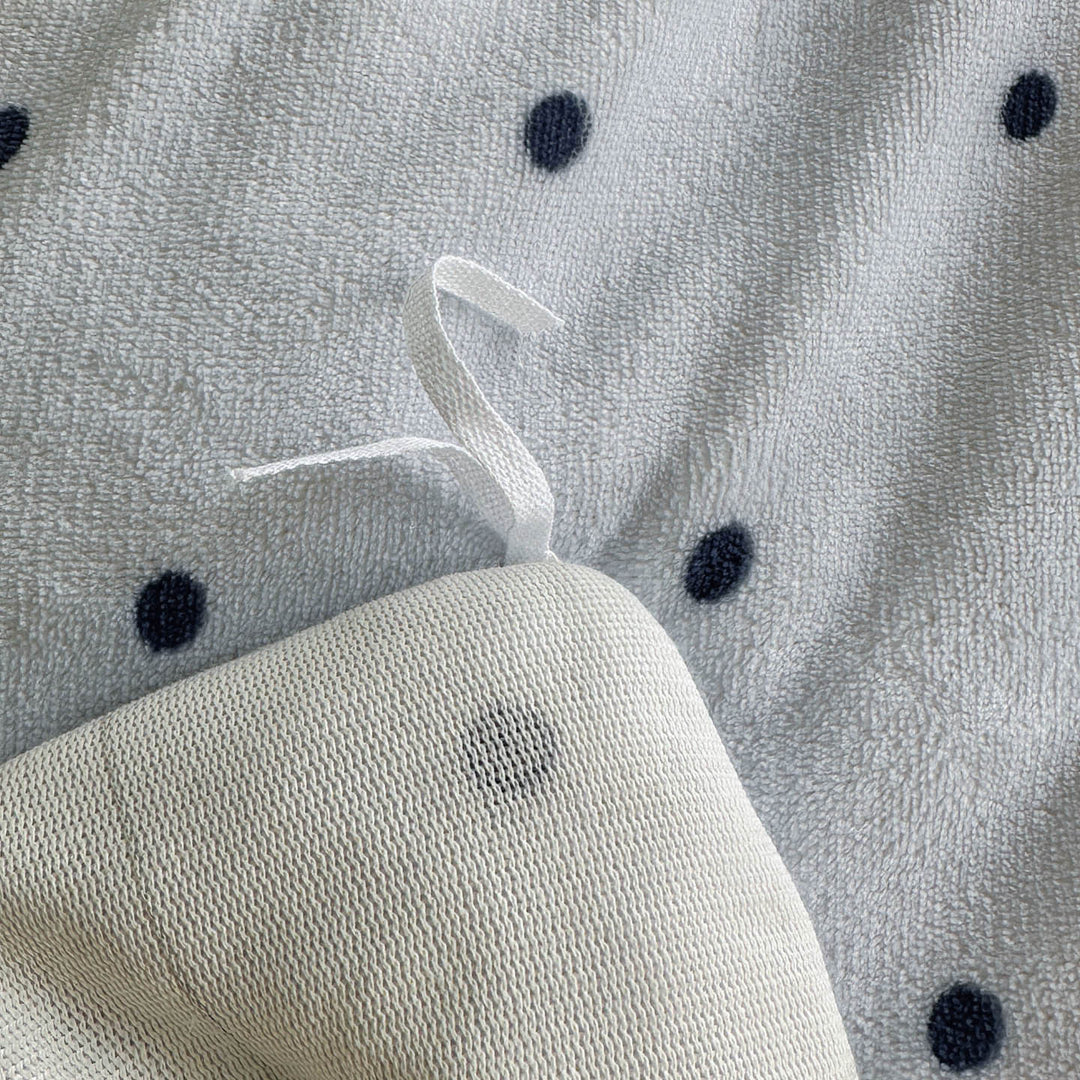 Polka Dot Plush Duvet Set