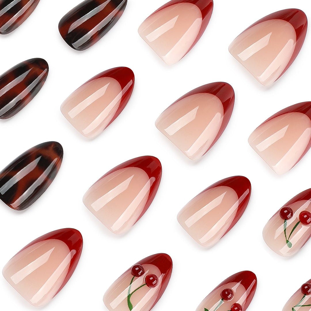 Creative Nail Art in Cherries Design Stornfield